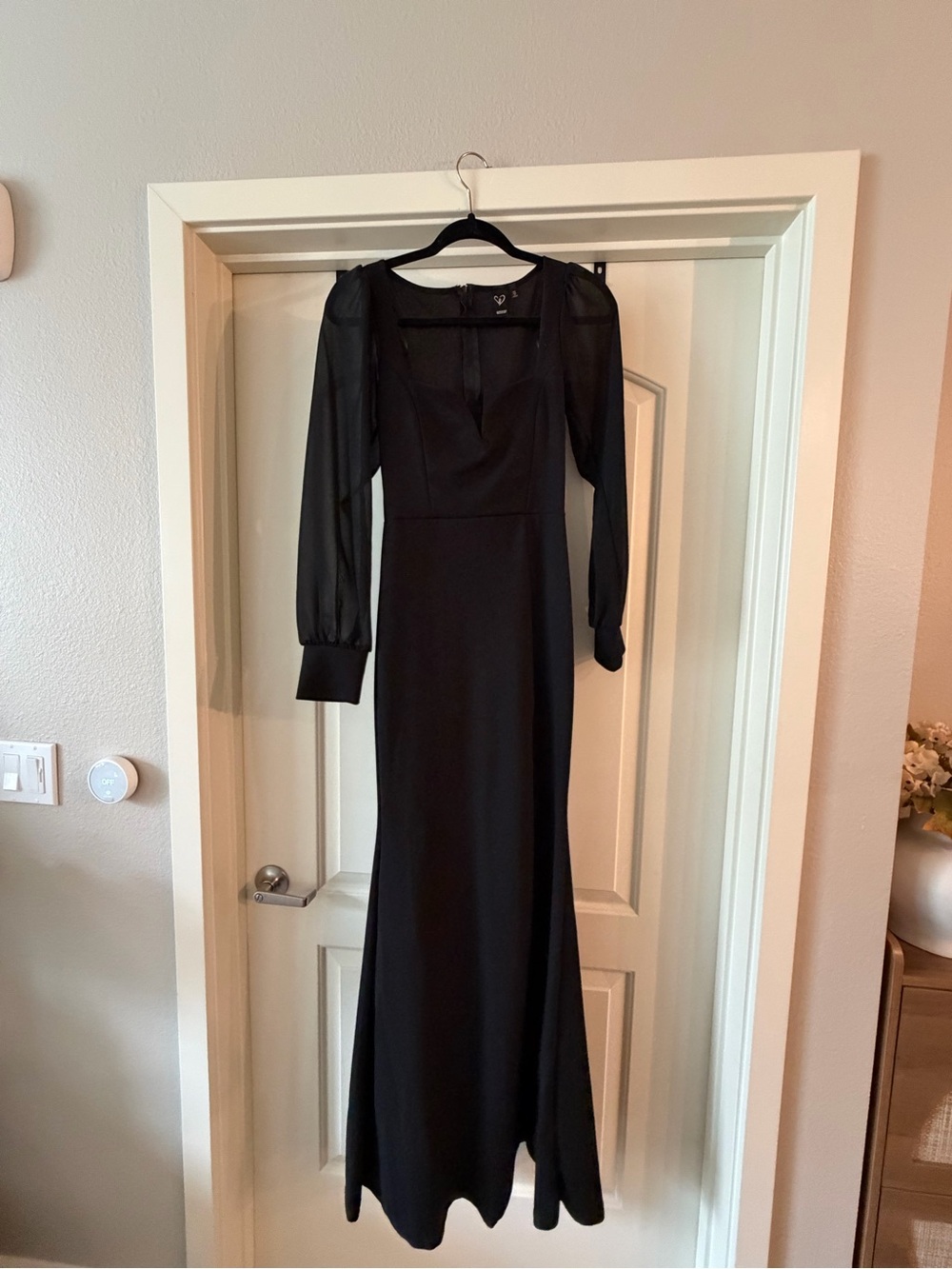 Windsor Black formal maxi dress